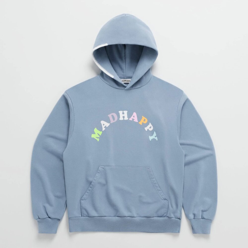 MADHAPPY French Terry Hoodie in Pastels size XL